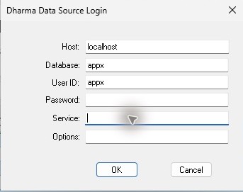 Excel asks for the APPX login when refreshing the saved workbook.