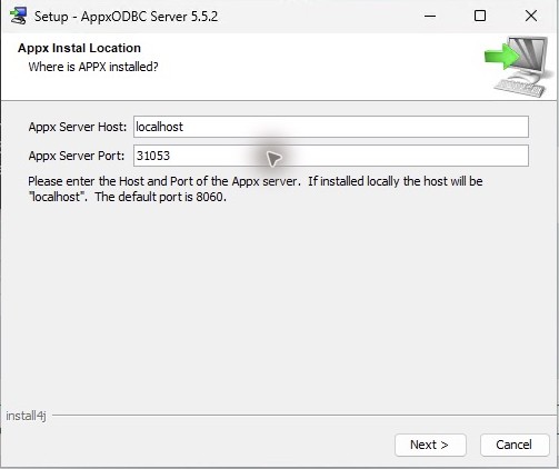 Point the gateway to the intended APPX login manager.