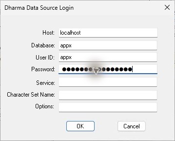 Access uses the same APPX login and gateway dictionary.