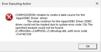 Full error 126 message from the 5.5.3 driver installer.