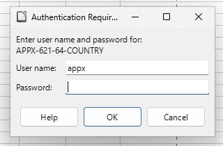 A fresh Calc process requests the connection password when refreshing the saved database range.