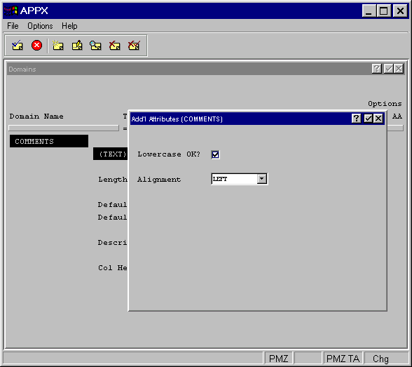 The Text Domain Additional Attributes Overlay