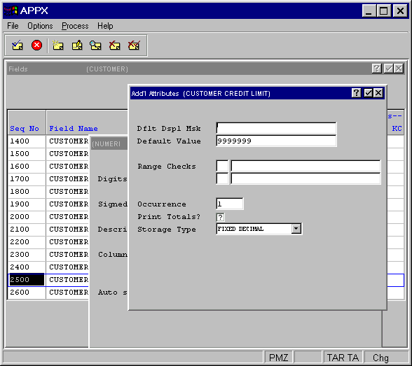 Numeric Fields Additional Attributes Overlay