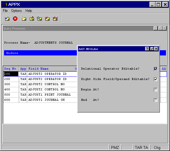 Enduser Selections Additional Attributes Overlay