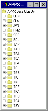 APPX Data Palette Overlay