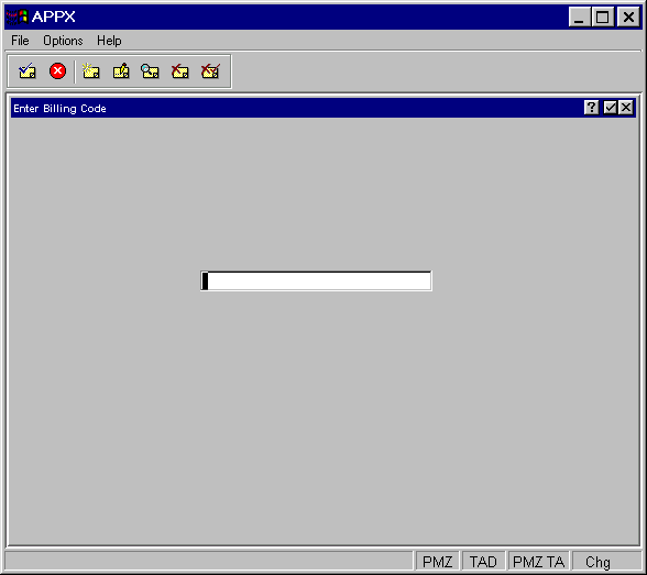 Enter Billing Code Predefined Process