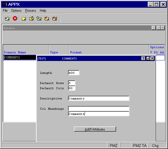 Text Domain Overlay