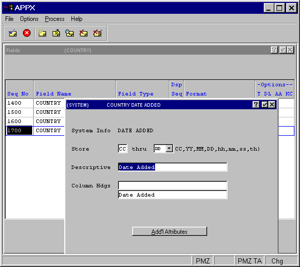 System Field Overlay