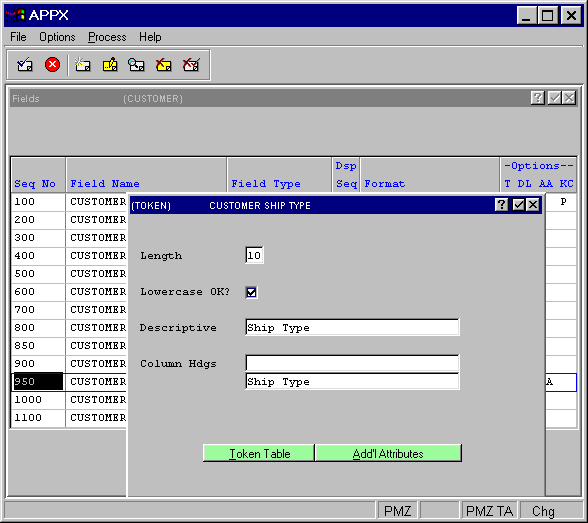 Token Field Overlay