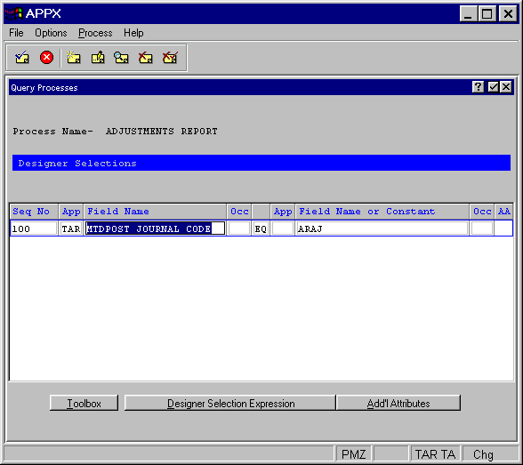 Designer Selections Overlay