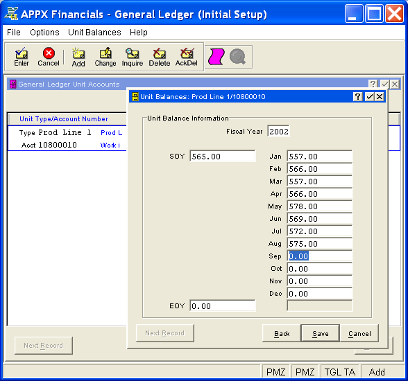 Figure 5-8a. Unit Balances Overlay