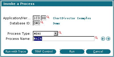 Run the 1CD MAIN menu.