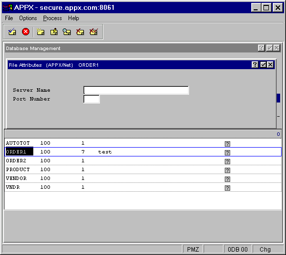 File Attributes Overlay for APPX/Net (Type 7)