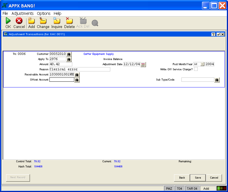 An Input Process With Scan Fields – Initiating a Scan Operation