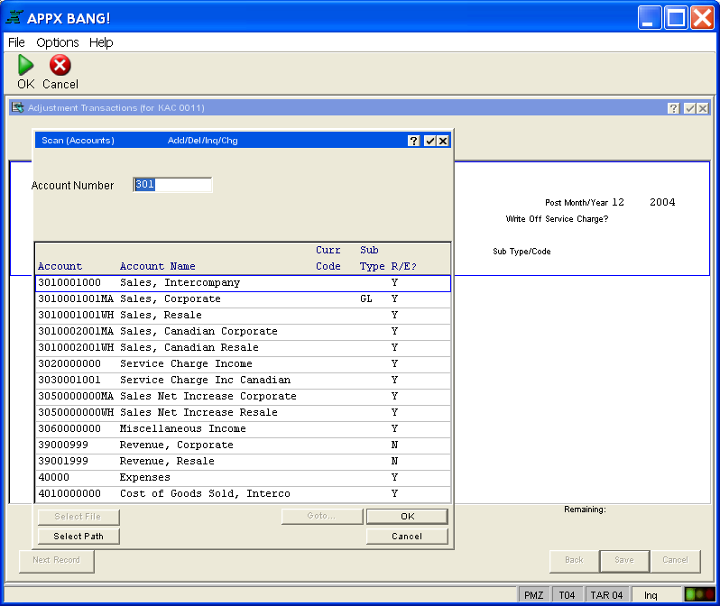 A Constrained Scan Display